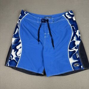 Quiksilver Men Swimwear 38 Blue Board Shorts Edition Pocket Drawstring
